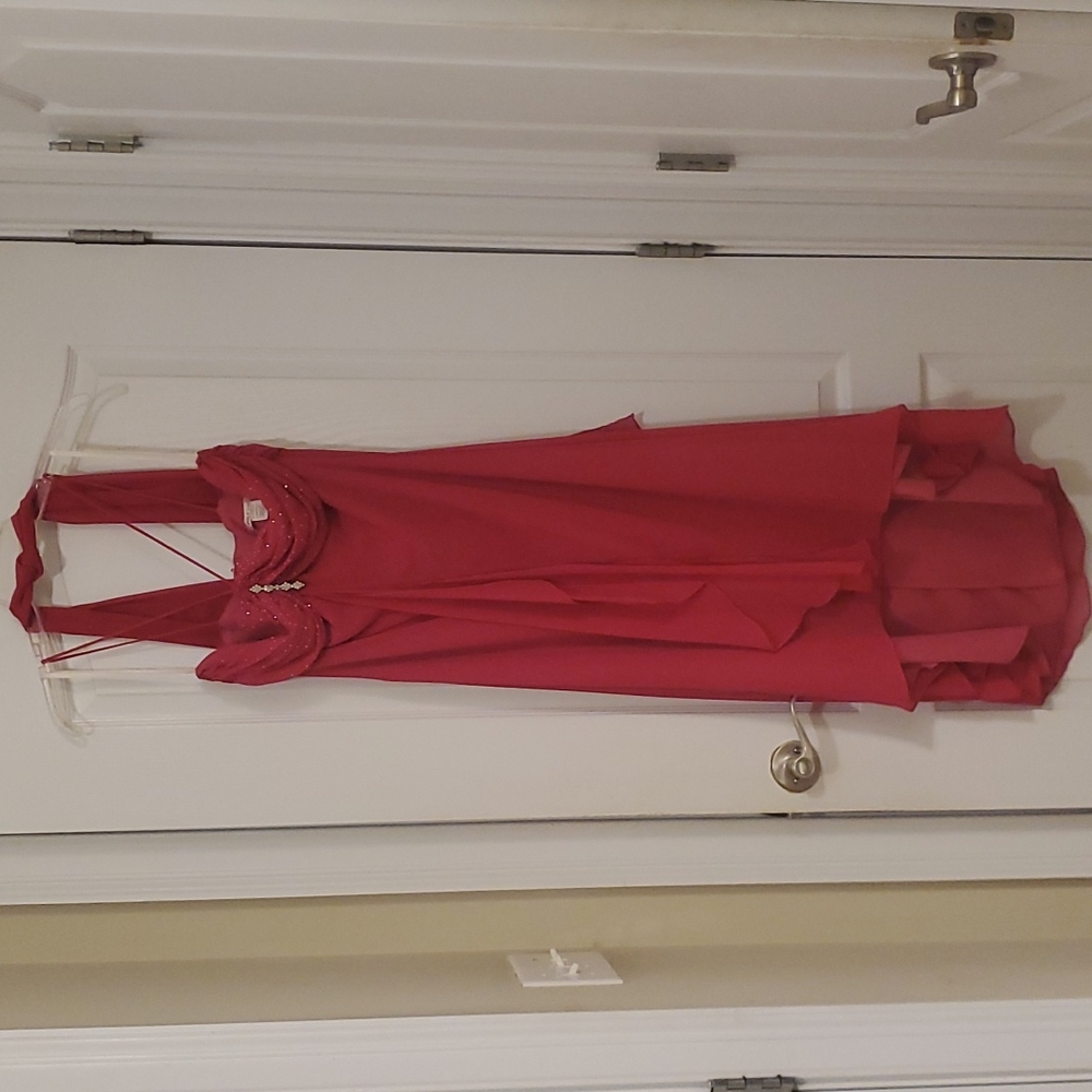 Pink semi-formal dress